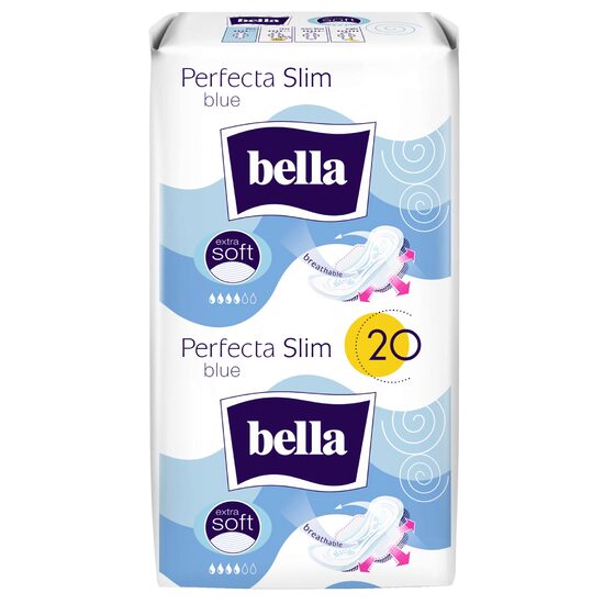 Absorbante Bella Perfecta Slim Blue Extra Soft, 20 bucăți