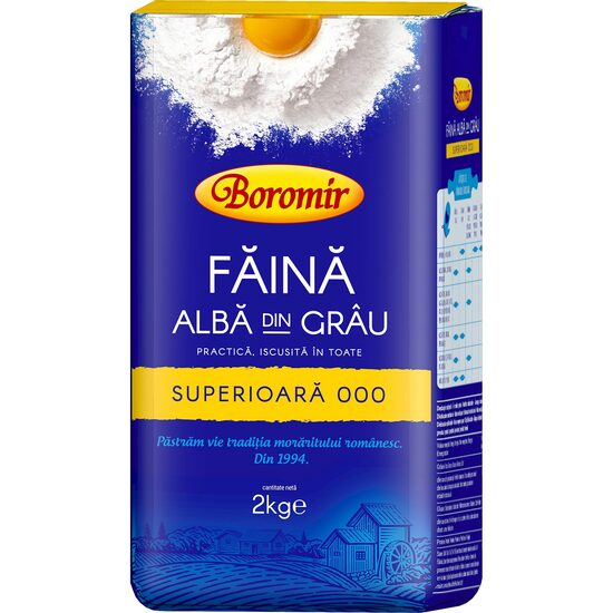 Făină albă Boromir – 2 kg