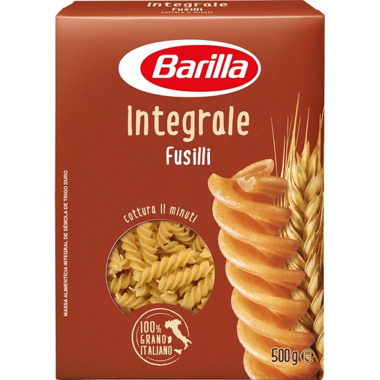 Paste Barilla Fusilli Integrali, 500g