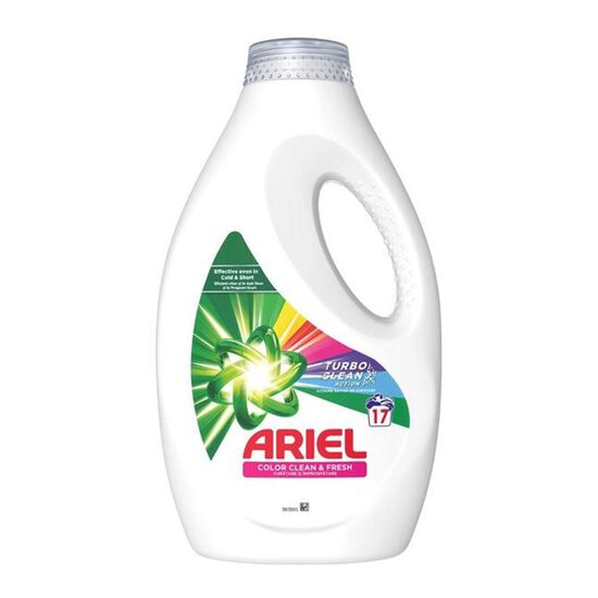 Detergent lichid pentru rufe Ariel Color, 17 spălări, 850 ml