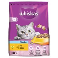 Hrană pisici Whiskas, pisici sterile, Pui, 800 g