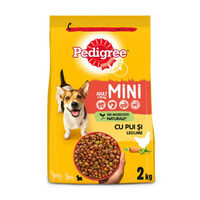 Hrană câini Pedigree Vital, Talie Mică, Pasăre, 2 kg