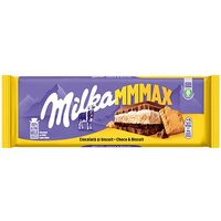 Ciocolată Milka cu biscuiți – 300 g