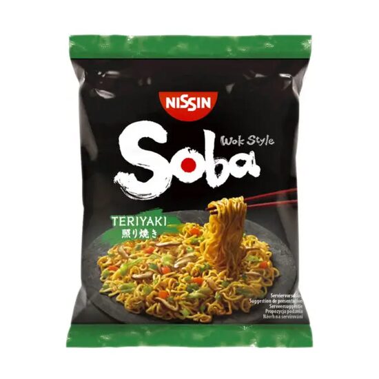 Tăiței noodles instant Soba, aromă de sos Teriyaki, 110g