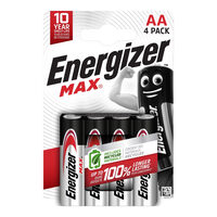 Baterii Energizer Max AA R6 – Set 4 bucăți