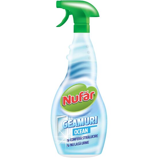 Detergent pentru geamuri Nufăr Ocean, 500 ml