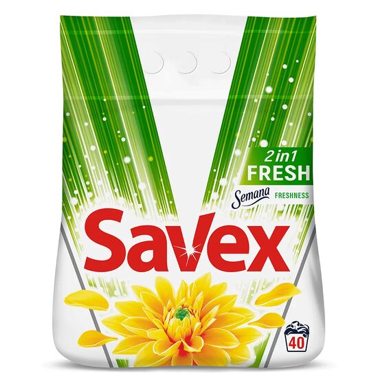 Detergent rufe Savex 2-în-1, Semana Freshness, 4 kg