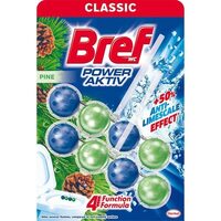 Odorizant toaletă Bref Power Aktiv Pine 2x50g