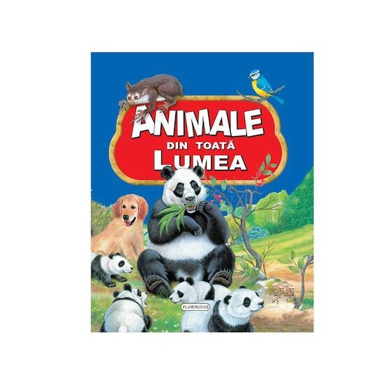 Carte „Animale din toată lumea” – atlas ilustrat pentru copii