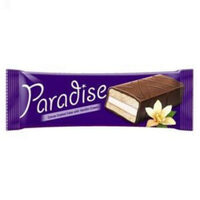 Prăjitură Paradise glazurată, cremă de vanilie, 25 g