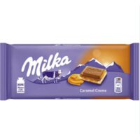 Ciocolată Milka cu Cremă de Caramel, Tabletă 100g