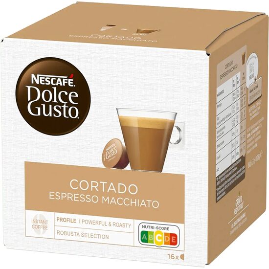 Capsule cafea Nescafé Dolce Gusto Cortado, 16 capsule, 100.8 g