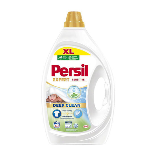 Detergent rufe gel Persil Expert Gel Sensitive, parfum hipoalergenic, 2.25 L