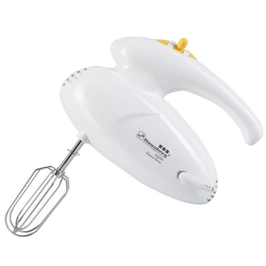 Mixer de mana, Hausberg HB-4113, 5 viteze + turbo, design ergonomic, motor din cupru