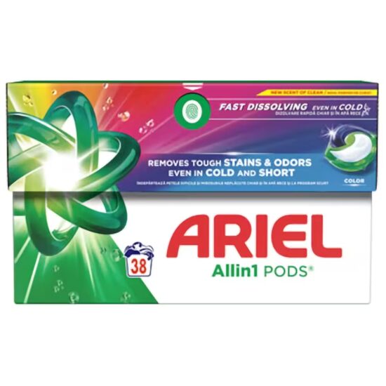 Capsule detergent Ariel All-in-1 Pods Color – 38 buc