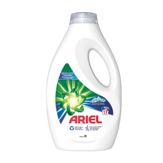 Detergent lichid pentru rufe Ariel Mountain Spring, 850 ml