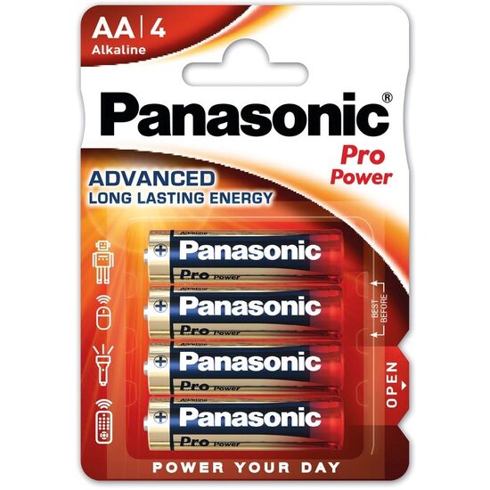 Baterii Panasonic Pro Power AA R6 – Set 4 bucăți