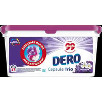 Detergent capsule Dero Trio Lavandă, 27×15.4 ml