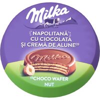 Napolitană Milka Choco Wafer cu alune – 30 g
