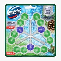 Odorizant toaletă Domestos Power 5, Pine, 3 x 50g