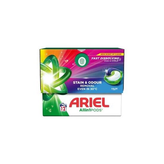 Capsule detergent pentru rufe Ariel All-in-1 Pods, 12 bucăți