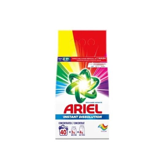 Detergent rufe pudră Ariel Automat Color, 3 kg
