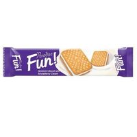 Biscuiți cu cremă Paradise Fun, Vanilie, 60 g
