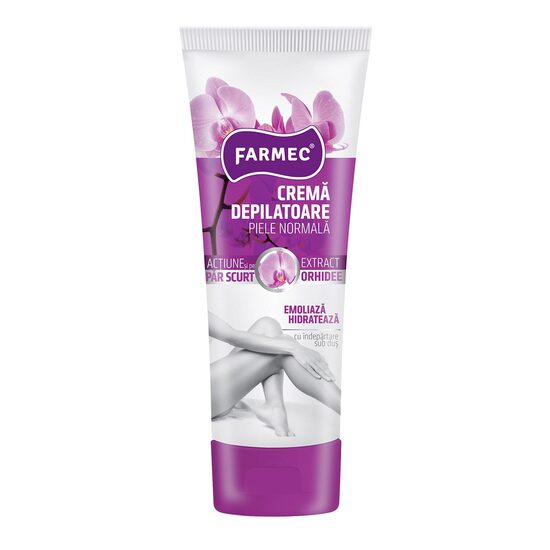 Cremă depilatoare Farmec, piele normală, Orhidee, 150ml