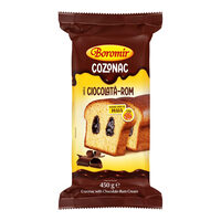 Cozonac Boromir Ciocolată & Rom, 450 g