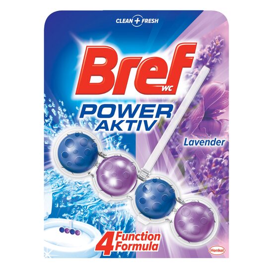 Odorizant toaletă Bref Power Aktiv Lavandă 50g