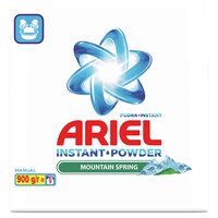 Detergent pudră pentru rufe Ariel Manual Mountain Spring, manual, 900 g