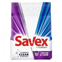 Detergent rufe Savex Color Care, pudră, 2 kg