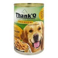 Hrană umedă câini ThankQ Premium Pasăre, conservă, 415g
