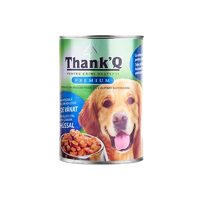 Hrană umedă câini ThankQ Premium, Vânat, conservă, 415g