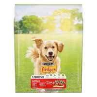 Hrană uscată câini Friskies Active, vită, 2,4 kg