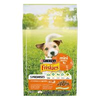 Hrană uscată câini Friskies Mini Menu, pui & legume, 1,5 kg