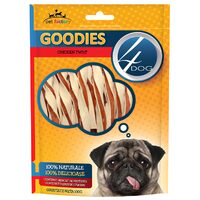 Recompense câini Goodies Classic Chicken Sandwich Twists, 100g