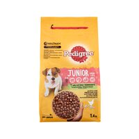 Hrană uscată câini Pedigree Junior, pui & legume, 1,4 kg