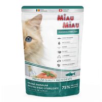 Hrană uscată Miau Miau, pisici Indoor & Sterilised, 800 g