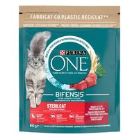 Hrană uscată pisici Purina One Sterilcat Vită și Grâu 800g