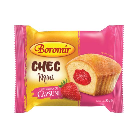 Chec mini Boromir cu căpșuni – 50 g