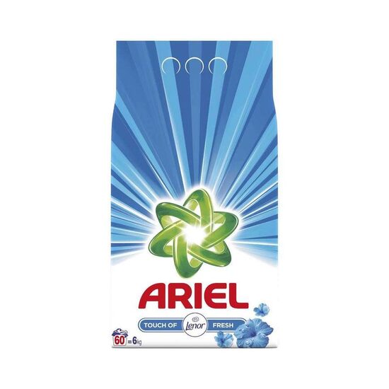 Detergent pudră pentru rufe Ariel Touch of Lenor, automat, 6 kg