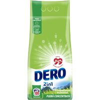 Detergent Dero 2-în-1 Prospețimea Muntelui, pudră 7,5 kg
