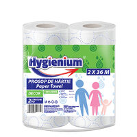 Hârtie de bucătărie Hygienum, verde, 2 straturi, 2 / set