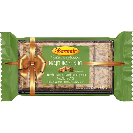 Prăjitură Tort cu Nuci Boromir, 250 g