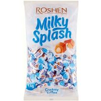 Bomboane Roshen Milky Splash, ciocolată cu lapte, 1 kg