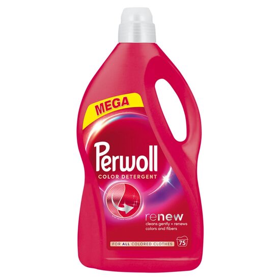 Detergent rufe Perwoll Color, 75 spălări, 3.75L