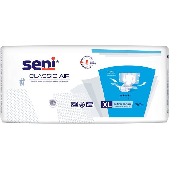 Scutece Seni Classic Air Extra Large, 30 buc