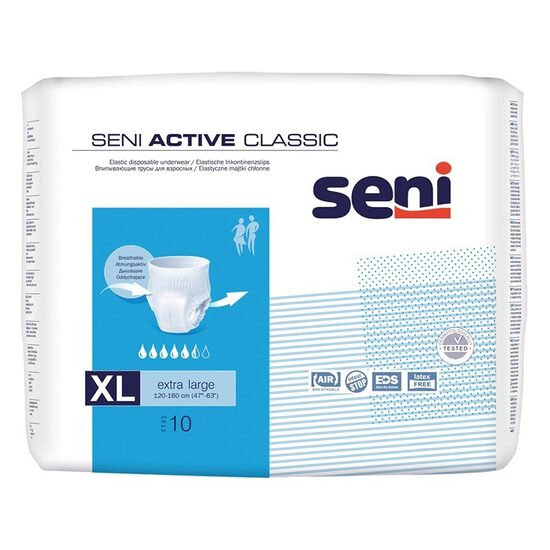Scutece pentru adulți Seni Active Classic, XL, 10/set