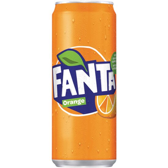 Băutură răcoritoare Fanta Portocale, doză 0.33 L